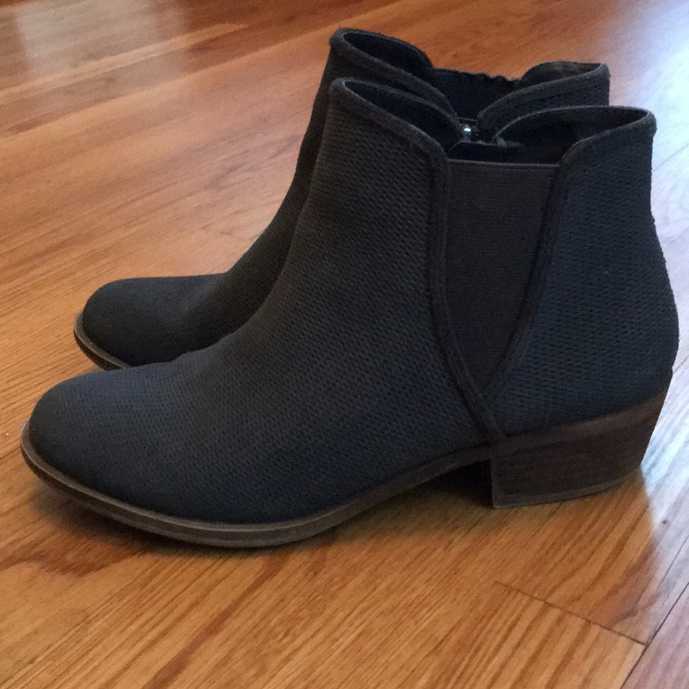 Grey ankle boots